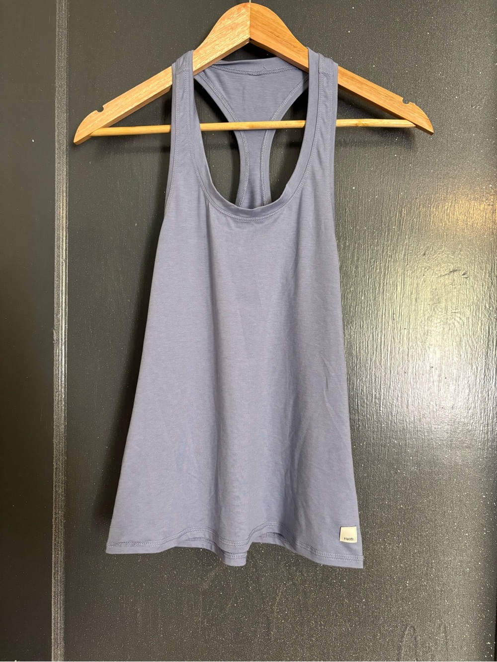 Vuori blue-Gray Racerback Tank Top